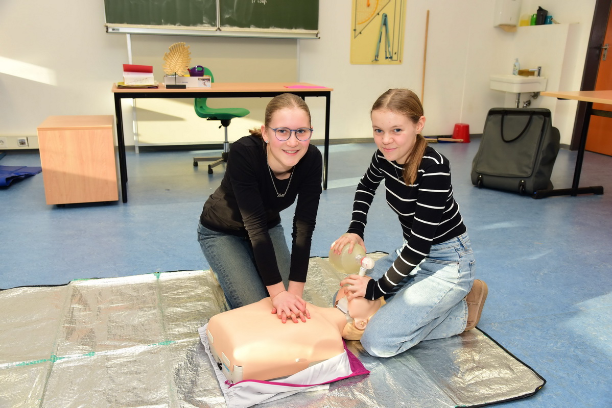 Sanitätsdienst erfüllt eine wichtige Funktion im Schulalltag