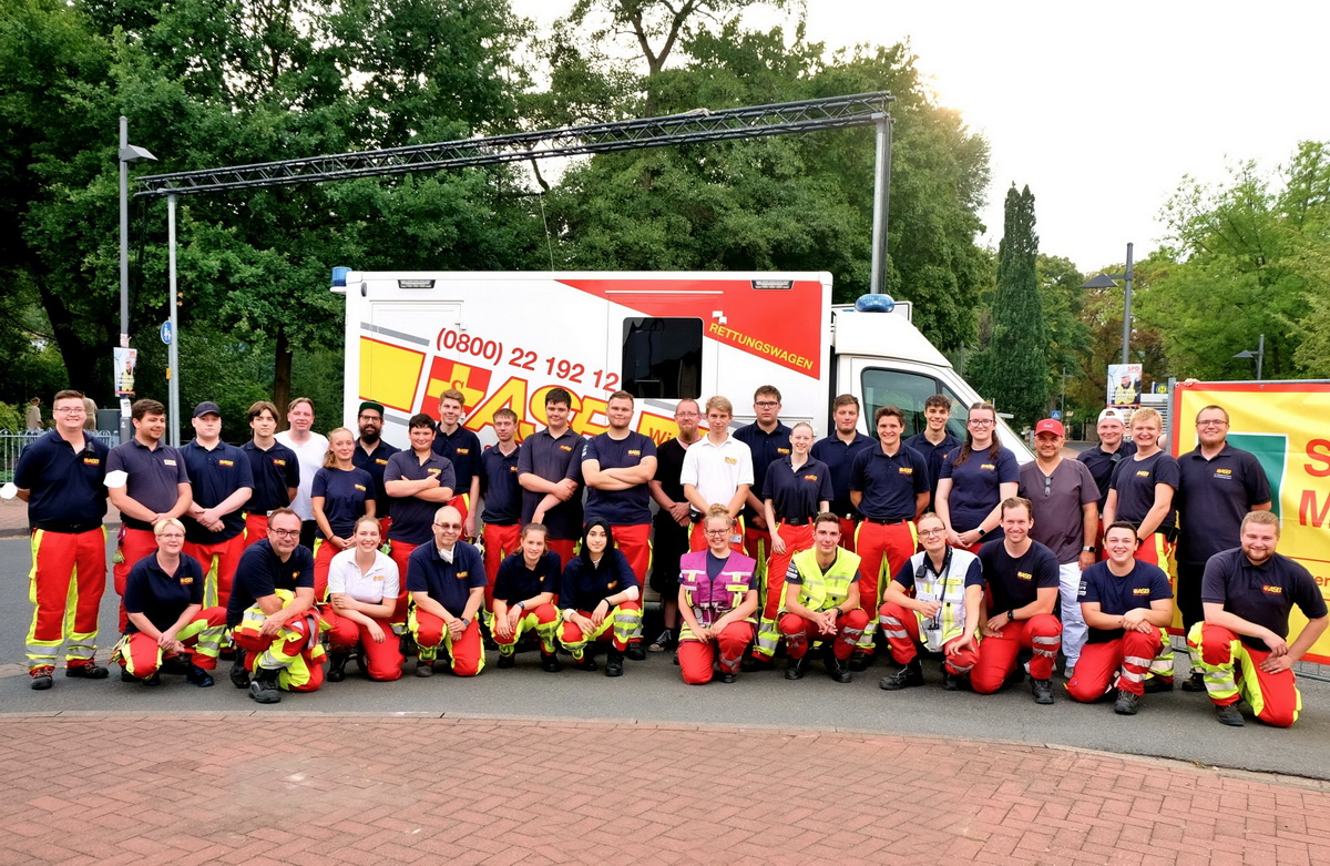 Samariter sicherten das Stadtfest in Barsinghausen