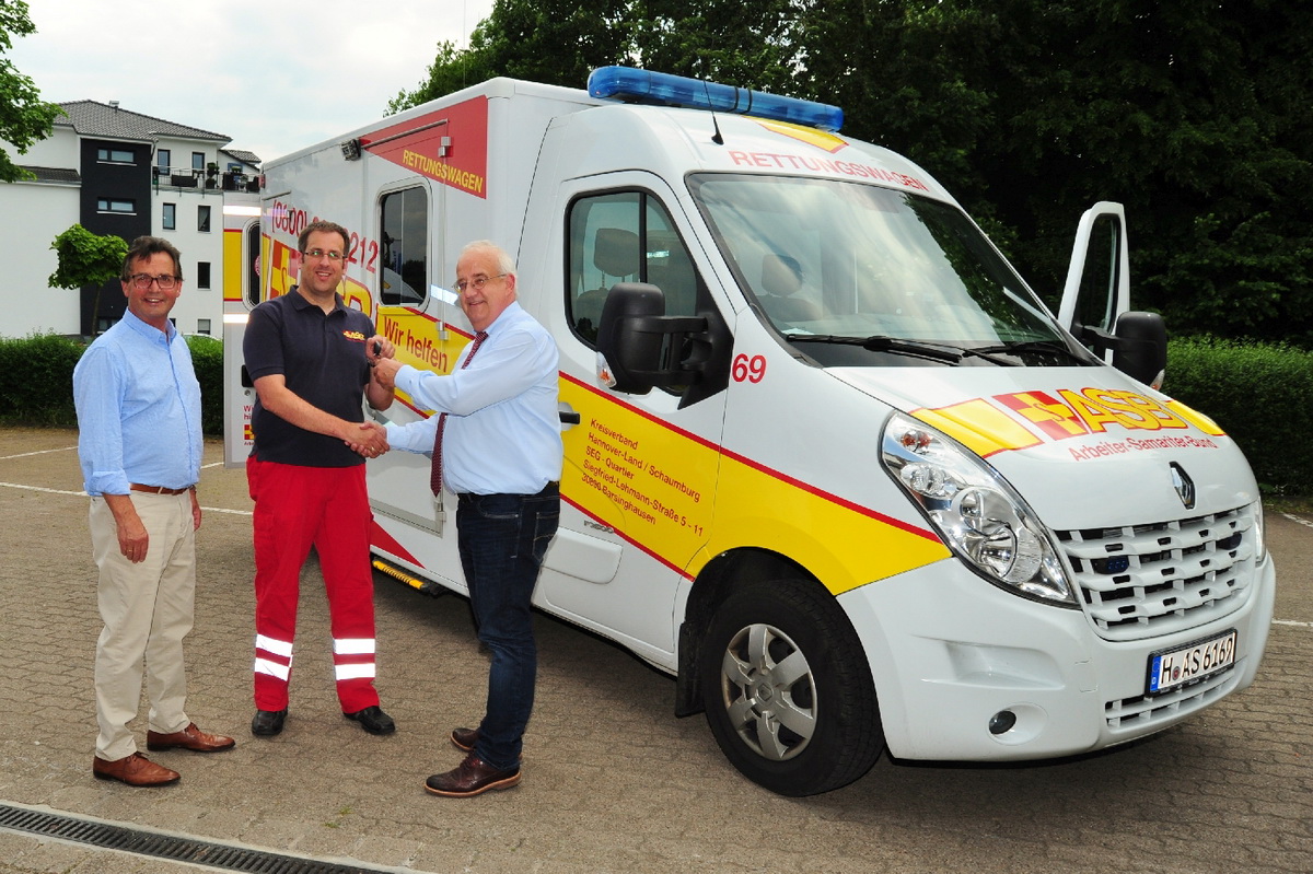 Neuer Rettungswagen in Dienst gestellt