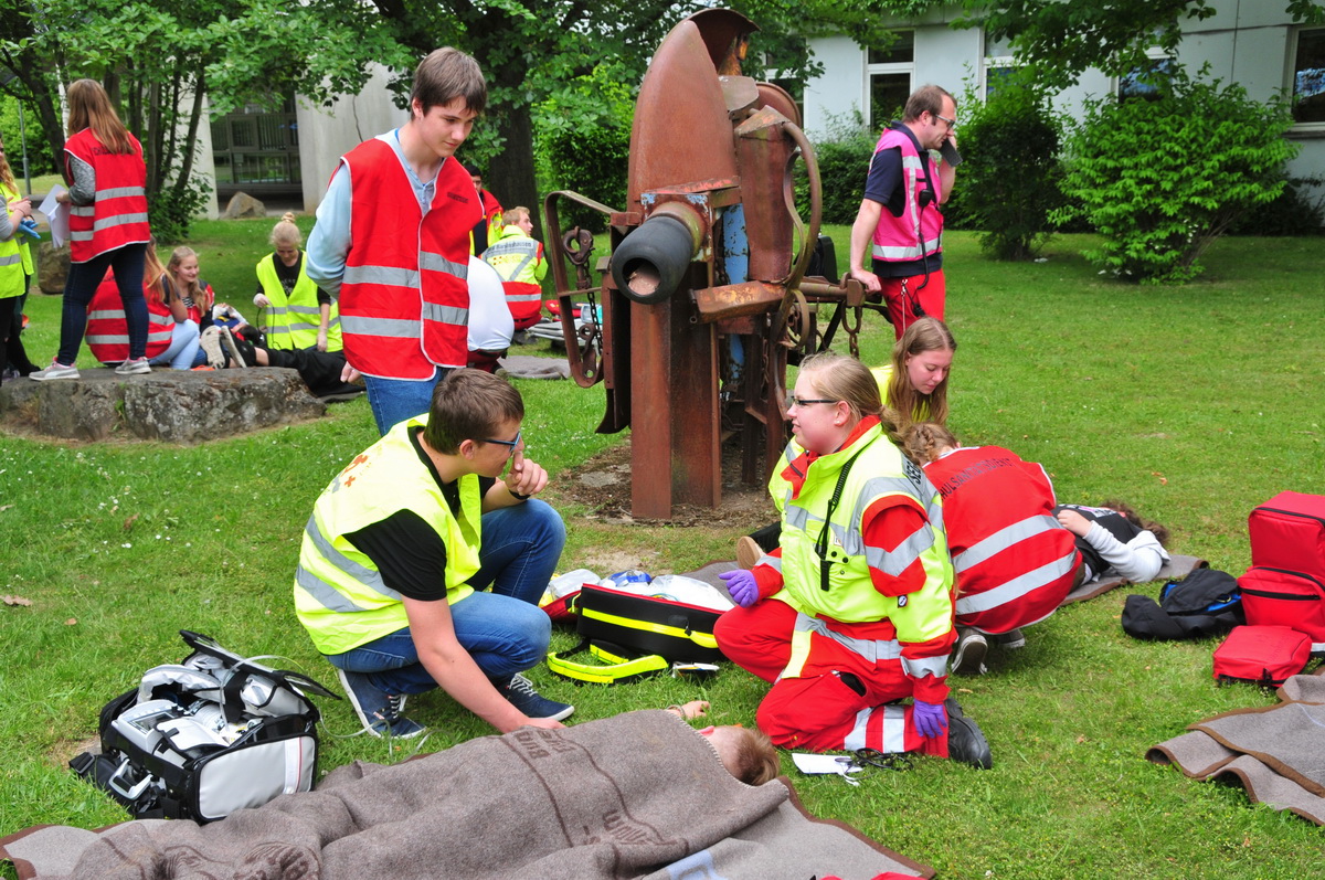 Übung in der Goetheschule Barsinghausen