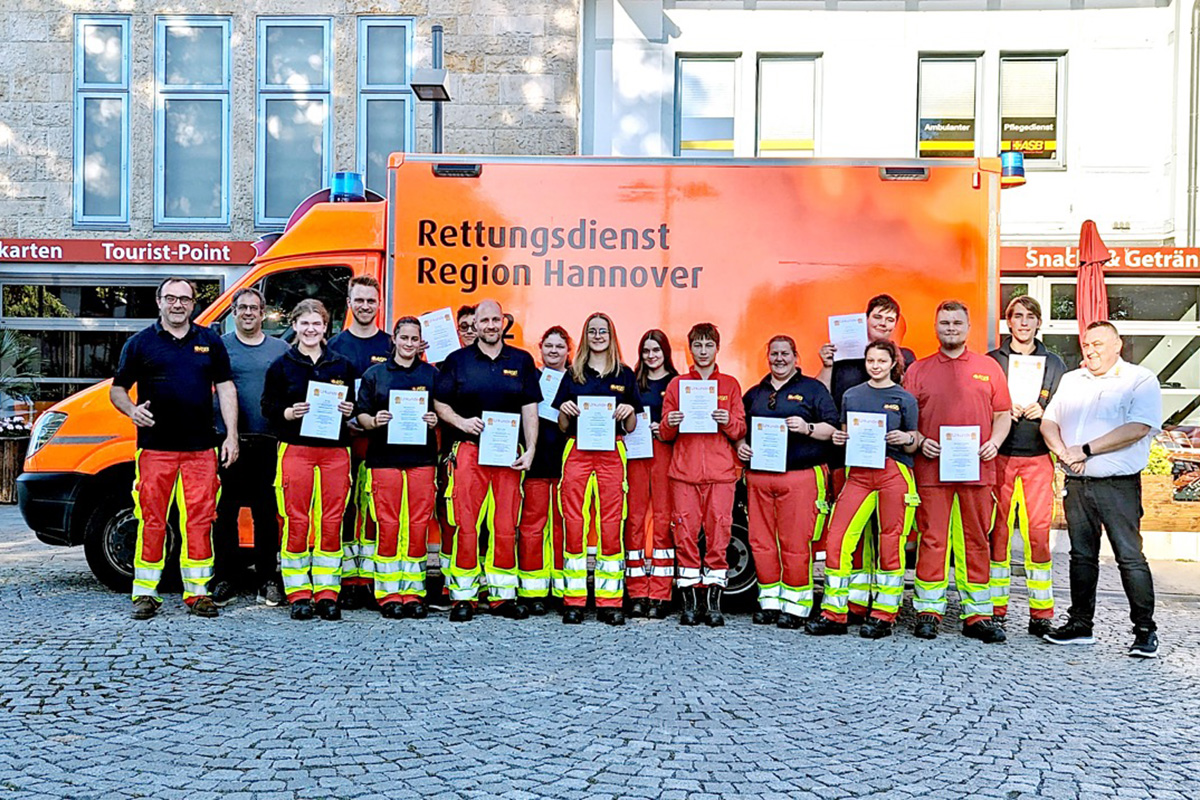 Sanitätsdienstliche Fachausbildung erfolgreich beendet